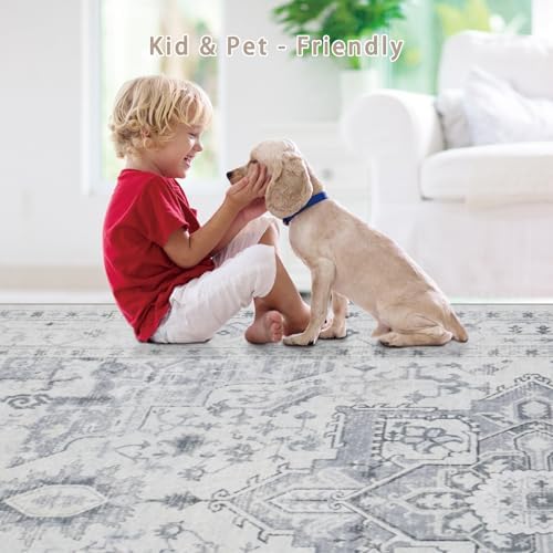 Washable Rugs 8x10 Area Rugs for Living Room,Bedroom,Dining Room,Playroom - Image 6