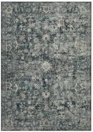 Rugxara Blue 3x5 Rug for Entryway Bedroom Washable Area Rugs Carpet - Image 4