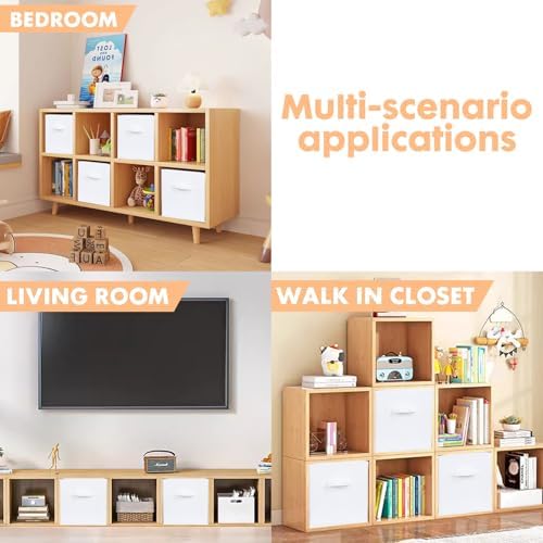 ShellKingdom Storage Bins, Foldable Fabric Storage Cubes And Cloth Storage - Image 4