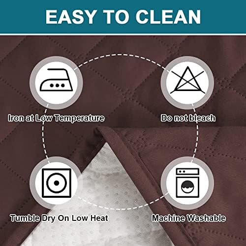 Turquoize 100% Waterproof Sofa Covers Couch Cover for Dogs, Loveseat 47" - Image 6
