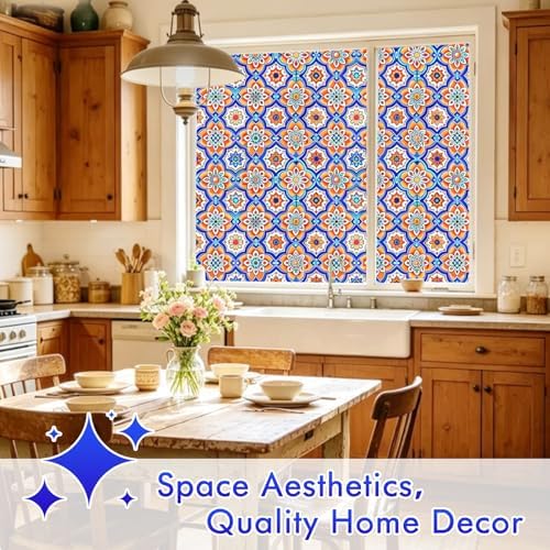 SOMWISE Frosted Window Privacy Film, Decorative Sun Heat Blocking, Anti UV - Image 5
