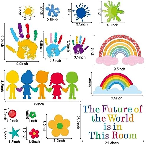 AOWDIAO Inspirational Kids Classroom Wall Decals – The Future of the World Is in This Room Quote – Peel and Stick Vinyl Sticker for School, Nursery and Playroom Decor - Image 5
