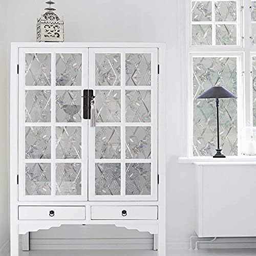 Window Privacy Film for Glass, Bamboo Fence Removable Static Film, 35.4x78.7 Inch - Image 4