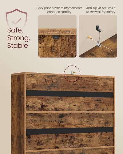 VASAGLE Bookshelf, 9 Cubes Storage Organizer, 38.6 x 9.4 x 38.6 Inches - Image 6