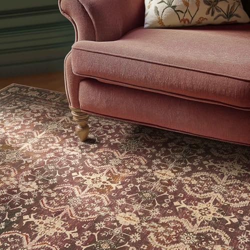 Rugxara Red 8x10 Area Rugs for Living Room Bedroom Large Washable Rug - Image 5