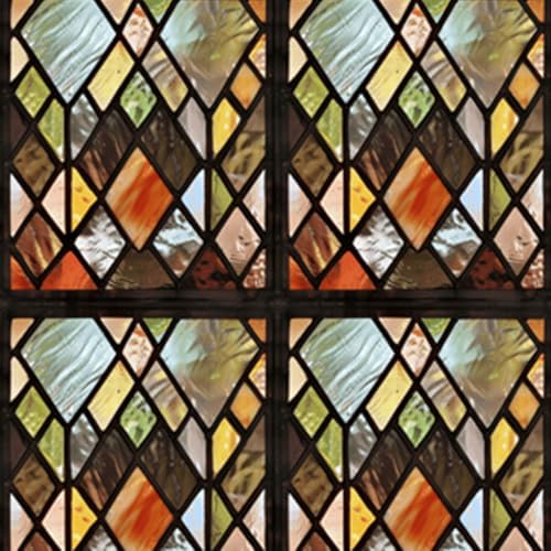 Window UV Protection Rainbow Privacy Film:Non-Adhesive Static Cling Decorative Window Film with Installation Tools,Stained Glass Window Film for Kitchen,Bathroom,and Shower Doors,16.9 x 39.4 inches. by SIMPASTE