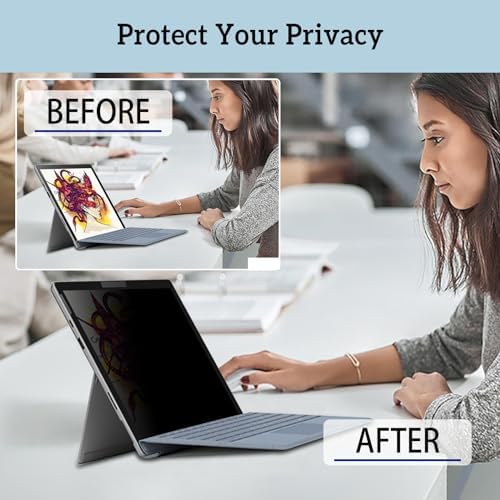 Surfcae Pro 13 inch Privacy Screen, for Microsoft Surface Pro 11/10/9/8/X - Image 5