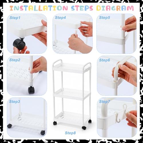 Gerrii Classroom Management Tool Classroom Store 3 Tier White - Image 3
