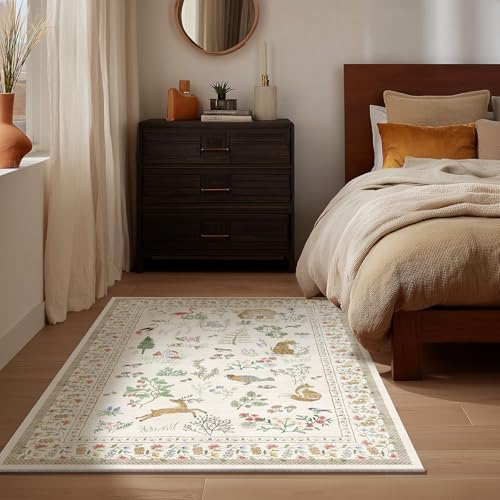 Machine Washable Throw Rugs for Entryway: Door Mat Indoor Entrance 2x3 Rug Small Area Rug Non-Slip Low Pile Kitchen Rugs for Entrance Front Door Indoor Entry Bedside Living Room - Image 6