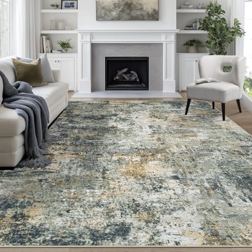 9x12 Area Rugs for Living Room Washable Bedroom Dining Room Multi Color by Aelenmu
