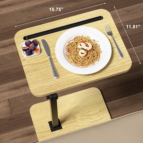 360° Swivel Sofa Side Table for Couch, Set of 2 - Image 2