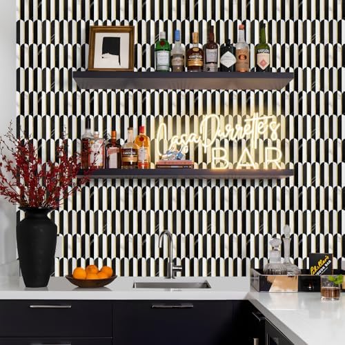 Vamos Tile Peel and Stick Backsplash Seamless Tile,Stick on Backsplash for Kitchen and Bathroom,Marble Look PVC Mixed Metal Gold Self Adhesive Metal Mosaic Tiles (10 Sheets) - Image 3