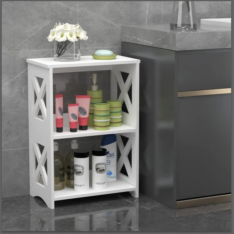 3-Tiers Side Table, Narrow End Table, Minimalist Bedside Tables Nightstand. - Image 5
