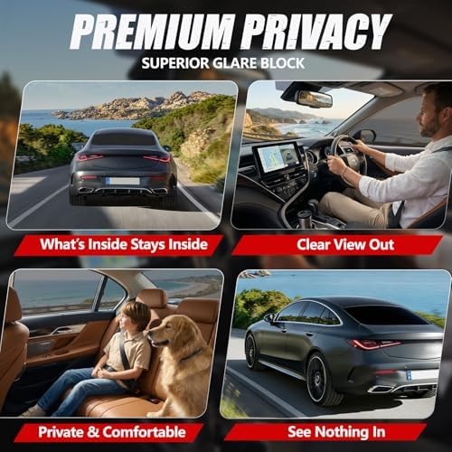 Vepagoo Ceramic Car Window Tint Film, 5% VLT, 20" x 20FT - Image 2