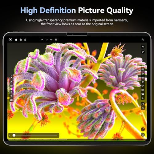 360° Magnetic Privacy Screen for iPad Air 13 Inch 2024-2026 (M2/M3/M4, 6th/7th/8th Gen), 4 Way Privacy Removable Anti Glare Blue Light Filter Shield Film Anti Spy Protector - Image 6