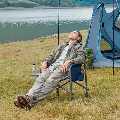 TIMBER RIDGE Aluminum Oversized Camping Chair, Support 400lbs - Image 2