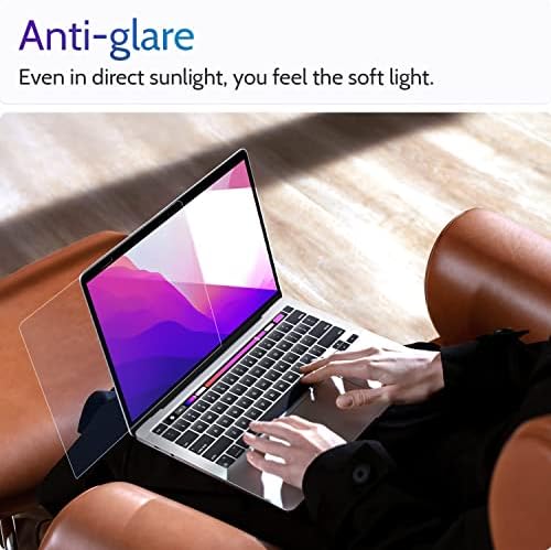 Peslv 3-Pack Anti Blue Light Screen Protector for MacBook Air 13 Inch - Image 3
