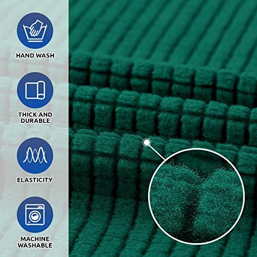 KEKUOU Stretch Chair Sofa Slipcover, Single Couch Cover,Hunter - Image 3