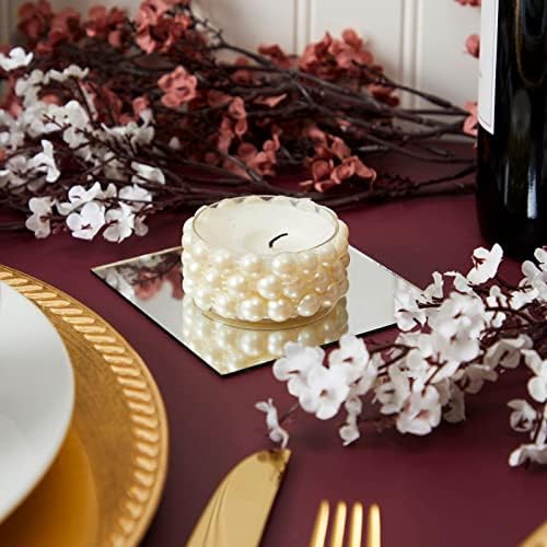 Bright Creations Square Mirror Tiles - 4 in, Silver, Pack of 50 - for Crafts & Table Centerpieces - Mirror Mosaic Tiles - Image 3