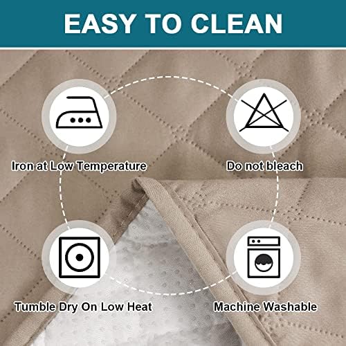 Turquoize 100% Waterproof Sofa Covers Couch Cover for Dogs, Loveseat 47" - Image 6