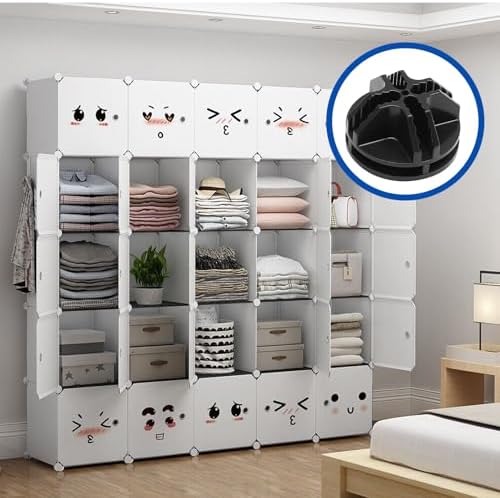 Hordion 52pcs Cube Connectors, Black Wire Grid Cube Organizer Connector - Image 7