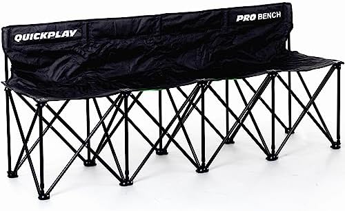 QUICKPLAY Pro 4-Seater Team Bench - Folding Soccer Sideline Seat by QUICKPLAY