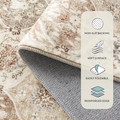 Lahome Moroccan Hallway Rug, 2'5''x8' Kitchen Runner Rugs Non Skid Washable - Image 7