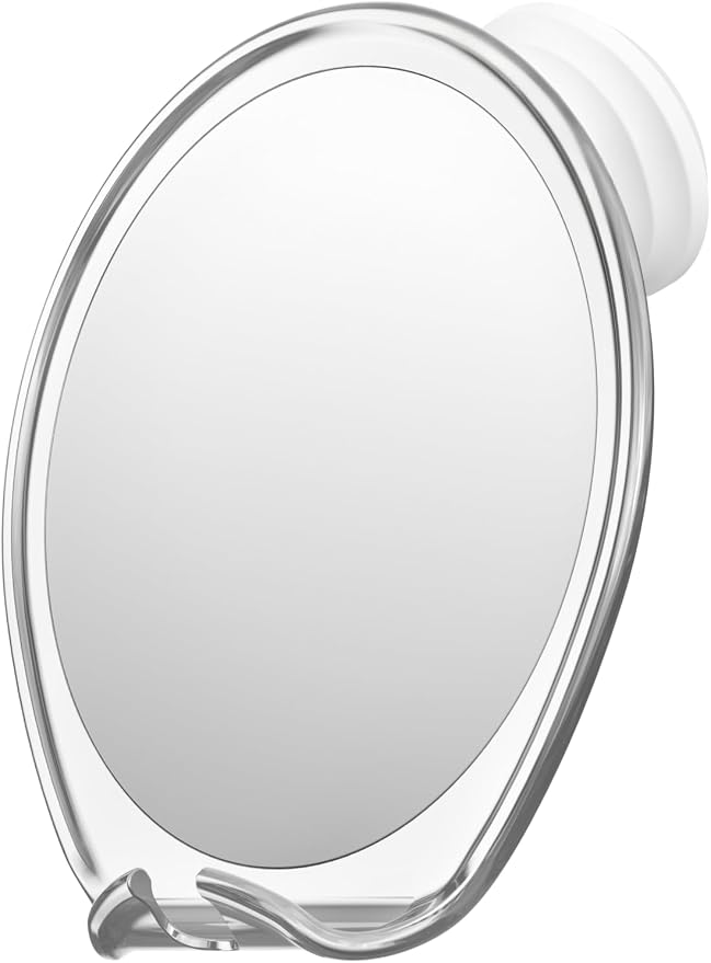 HONEYBULL Fogless Shower Mirror for Shaving with Suction Mount, Chrome by HoneyBull