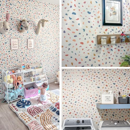 720 Pcs Boho Terrazzo Stickers | Irregular Polka Dot Peel-and-Stick Vinyl Decals for Walls & Other Smooth Surfaces - Image 2