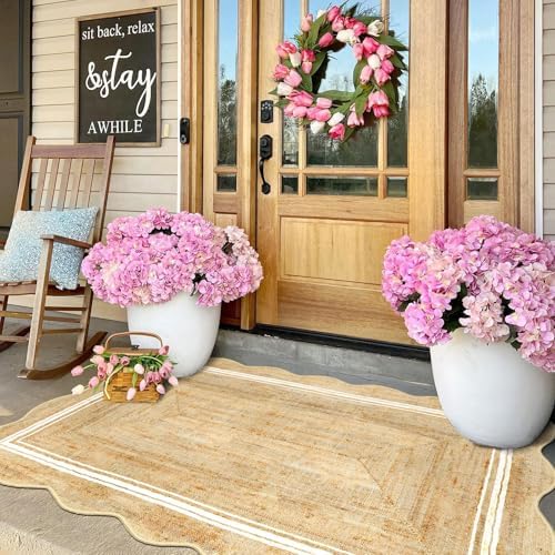 3x5 Entryway Rug - Small Washable Front Door Mat Outside Entrance - Image 3