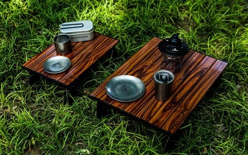 ROCK CLOUD Ultralight Folding Beach Table Adjust Height Aluminum Portable Mini Camping Table - Image 2
