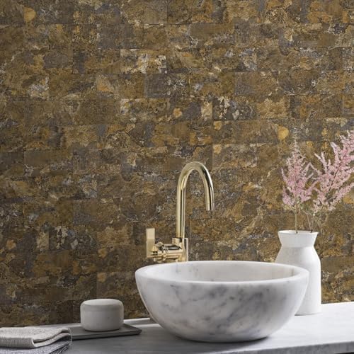 Vamos Tile 100 Pieces Peel and Stick Backsplash Tiles, 3" x 6" PVC Subway Tile, Rust Slate Stick on Backsplash Tiles for Kitchen/Bathroom/Fireplace/Laundry/Camper - Image 6