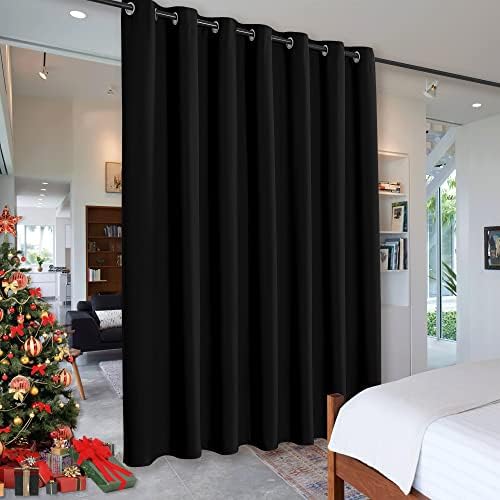RYB HOME Privacy Curtain for Sliding Glass Door Locker Room Basement Closet by RYBHOME