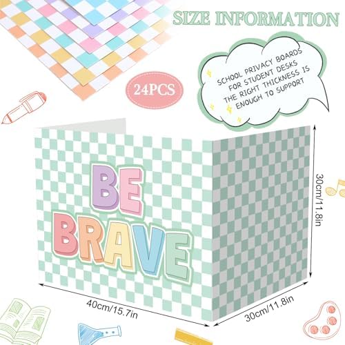 Honoson 24 Pcs Inspirational Privacy Folders for Students - Image 2