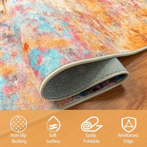 Aelenmu 6x9 Area Rugs for Living Room Washable Bedroom Dining Room Colorful - Image 4