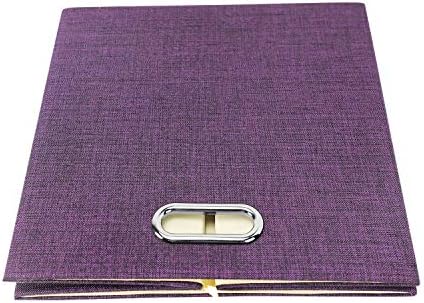 Posprica Storage Basket Bins,13×13×13 Foldable Storage Cube Boxes Fabric Drawer for Closet Shelf Cabinet Bookcase - Set of 4, Purple - Image 2