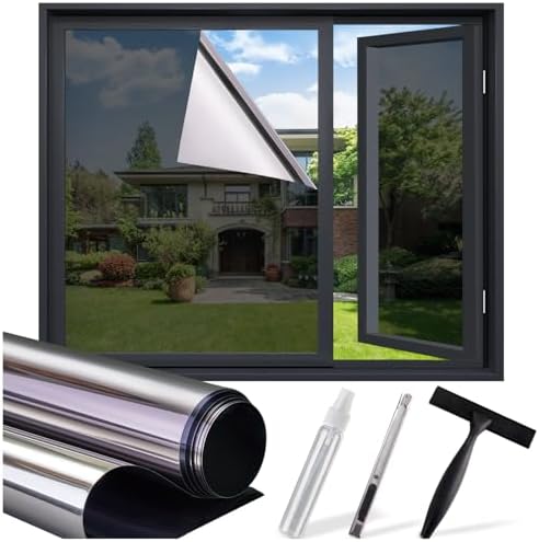 SUNBABY Window Tint for Home, One Way Privacy & Heat Blocking, 29.5"x78.7" by SUNBABY
