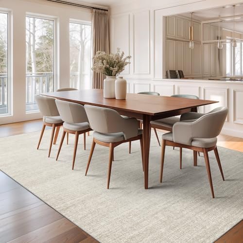 Valenrug 8x10 Area Rugs for Living Room, Large Washable Rug Non Slip Beige - Image 7