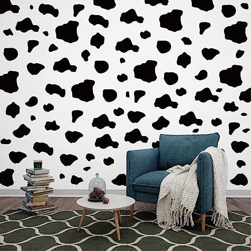 AOWDIAO 280 Pieces Cow Print Stickers Peel and Stick Vinyl Decals for Wall, Car, Laptop, Water Bottle & Home Decor - Image 3