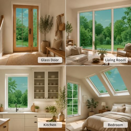FILMGOO One Way Privacy Window Film Heat Control Mirror Tint 17.5inx7.8ft - Image 6