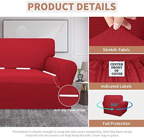 Easy-Going 100% Waterproof Chair Couch Cover, Stretch Jacquard Sofa Cover - Image 4