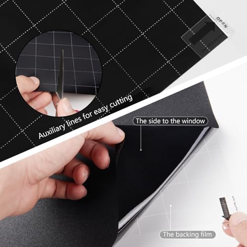 Kromapolis Blackout Window Privacy Film Light Blocking, 23.6'' x 157.4'' - Image 6