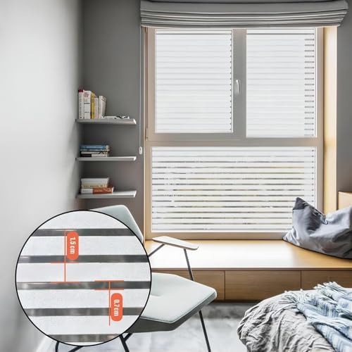 LEMON CLOUD Frosted Glass Window Privacy Film Decorative, 35.4″ x 78.7″ - Image 4