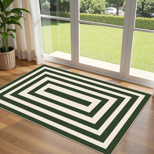 3x5 Modern Entry Rug - Washable Indoor Outdoor Mats for Front Door by Othilic