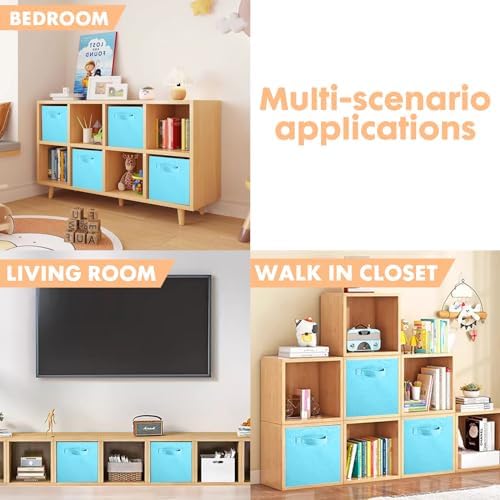 ShellKingdom Storage Bins, Foldable Fabric Storage Cubes And Cloth Storage - Image 6