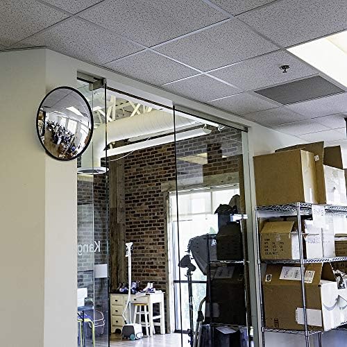 36” Acrylic Outdoor Convex Mirror With Plastic Back, Round Security Mirror for the Garage Blind Spot, Store Safety, Warehouse Side View, Circular Wall Mirror for Personal/Office Use -Vision Metalizers - Image 5