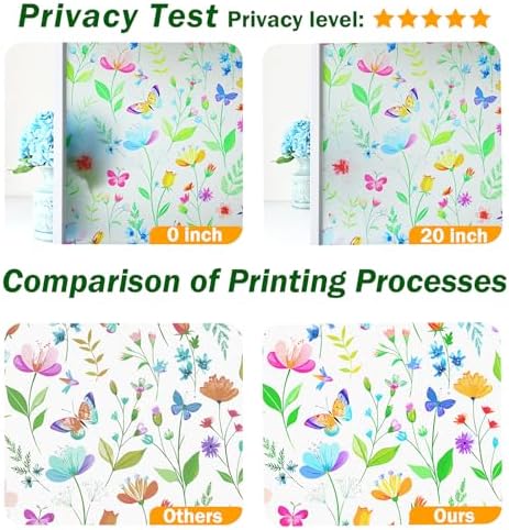 Frosted Glass Window Film, Decorative Sun Heat Blocking,Anti UV Save Energy - Image 6