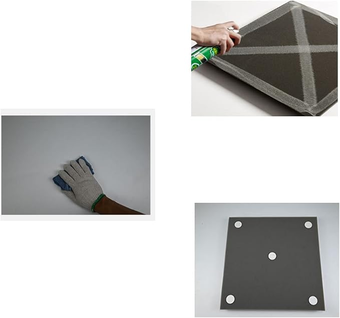 96 Pack Burgundy/Black Absorb the echo Acoustic Foam Panel Wedge Studio Soundproofing Wall Tiles 12" X 12" X 1" - Image 7