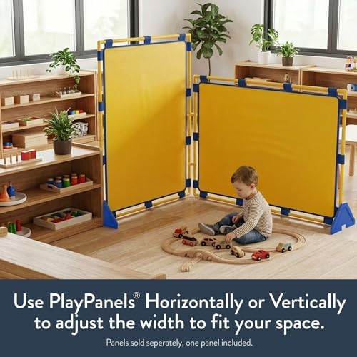 Children's Factory PlayPanel Room Divider 59.5" x 47.5", Yellow - Image 2