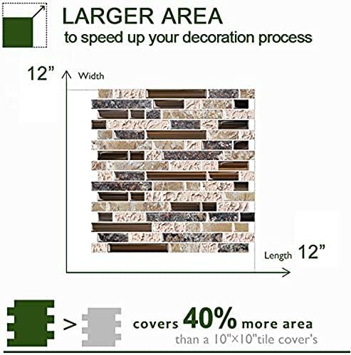 STICKGOO Peel and Stick Wall Tile Self-Adhesive Backsplash Thicker Design - Image 6